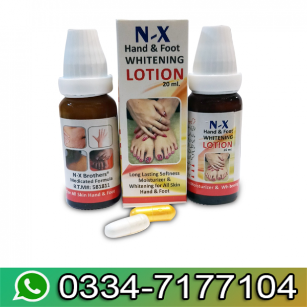 N X Hand and Foot Whitening Lotion